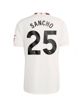 Moški Nogometna dresi replika Manchester United Jadon Sancho #25 Tretji 2023-24 Kratek rokav